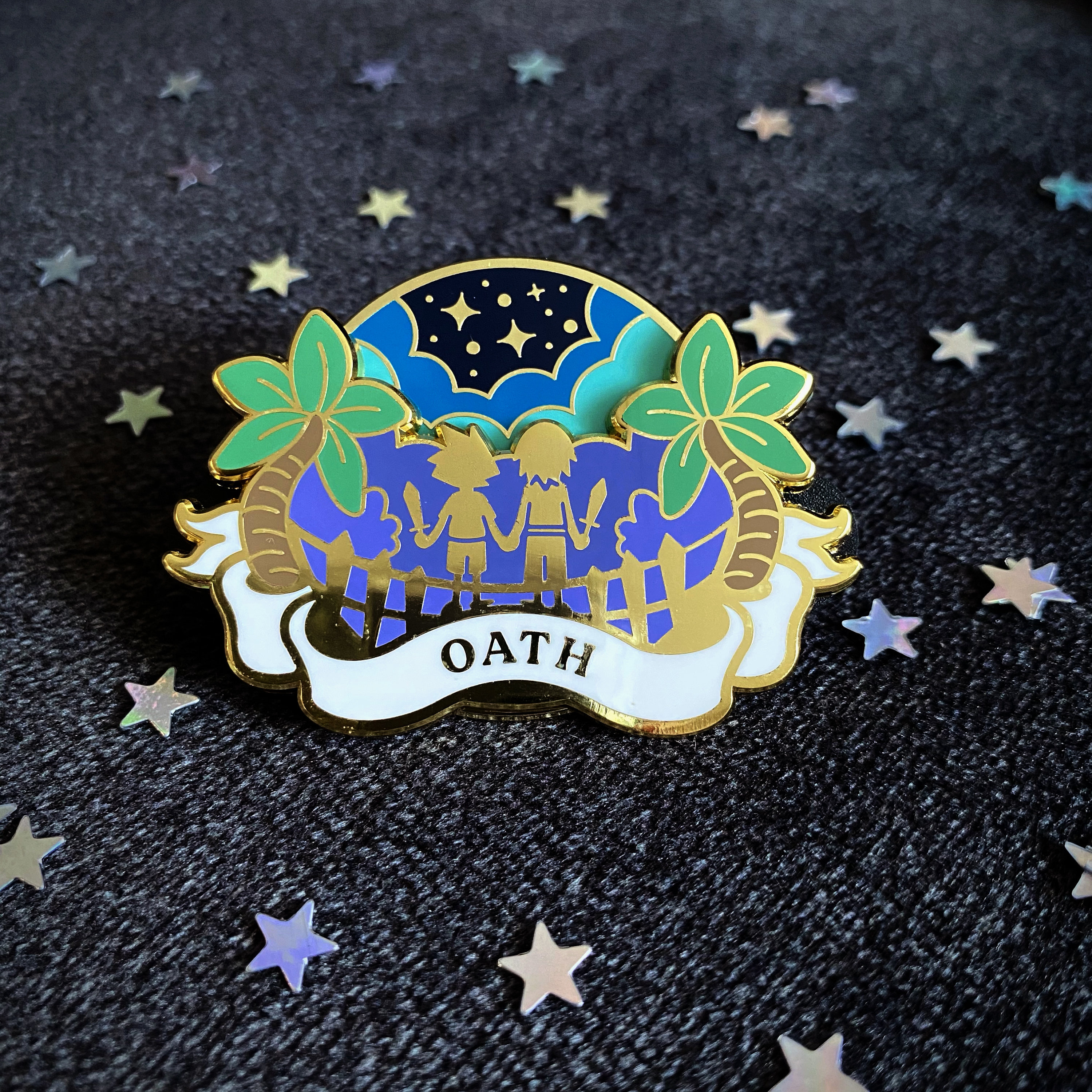 OATH - KH Sora & Riku Spinner Enamel Pin