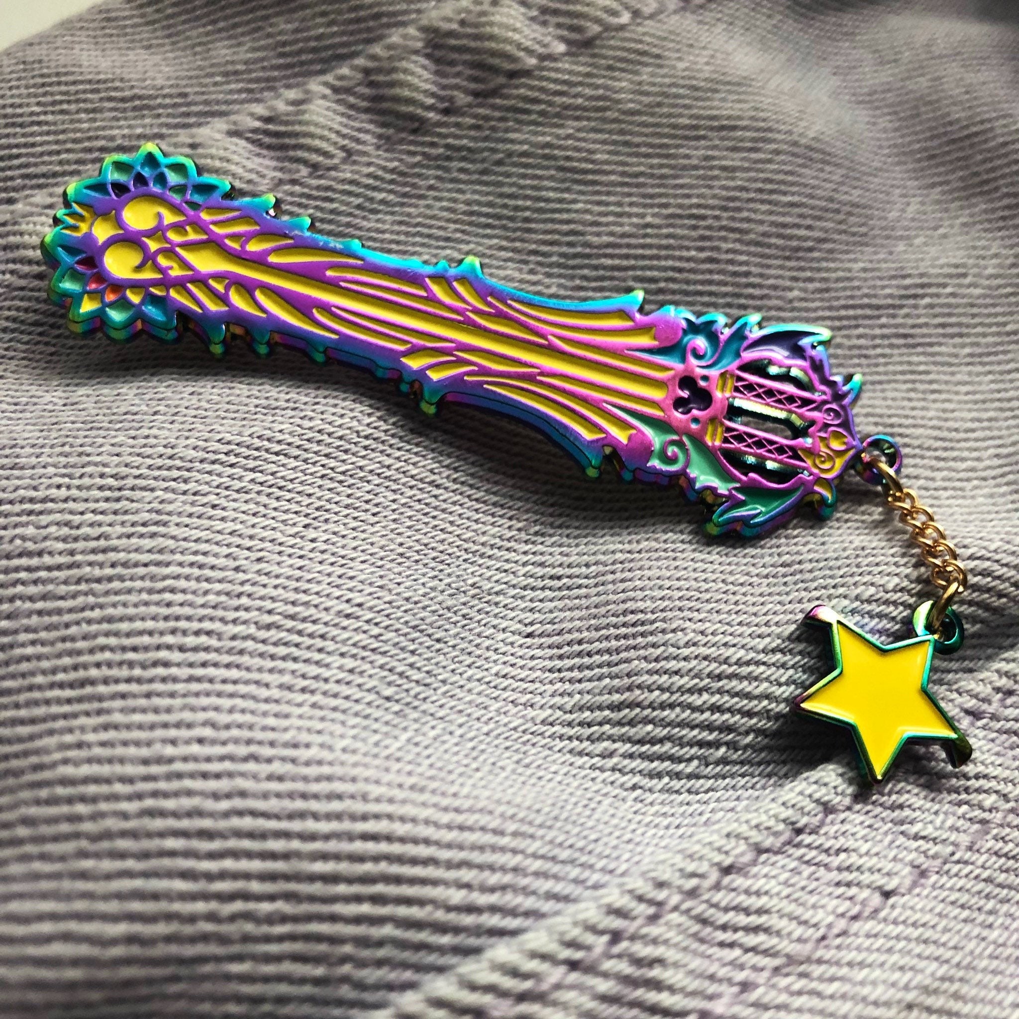 KH Gayblade (Combined Keyblade) Enamel Pin