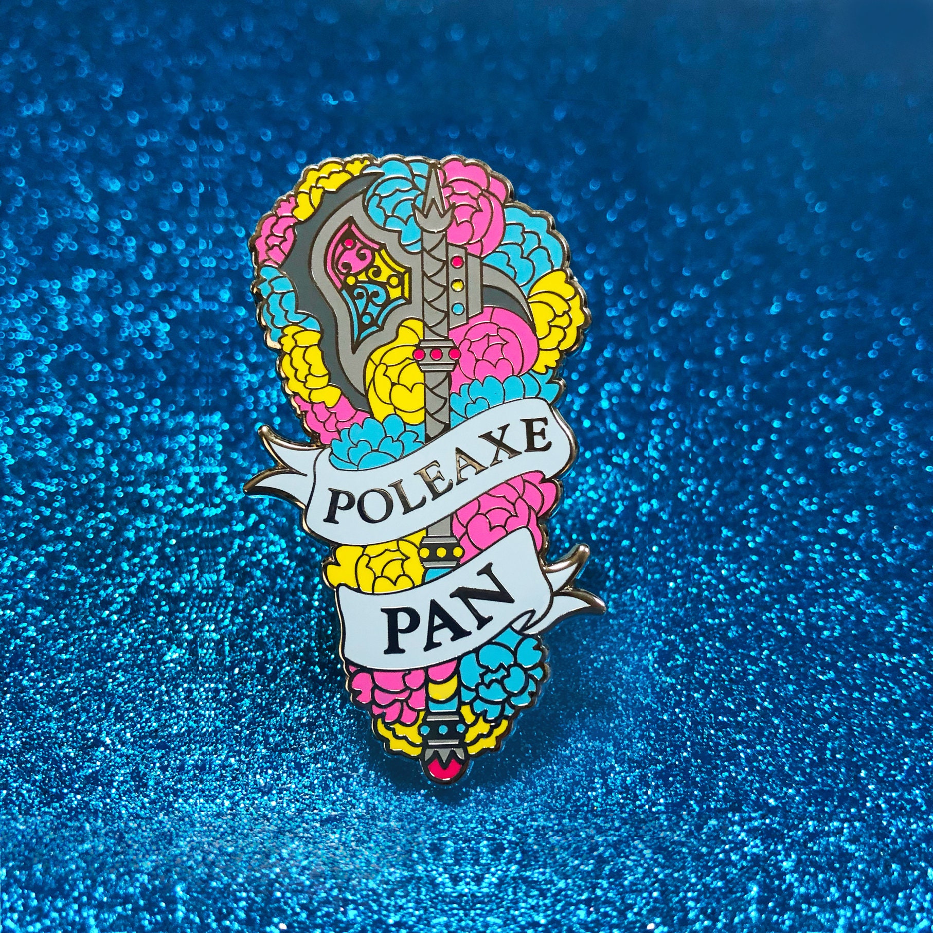 Poleaxe Pan Enamel Pin
