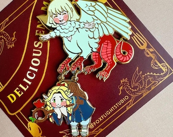 Farcille Connected Enamel Pin