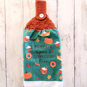 Fall Hanging Kitchen Towels ~ Hanging Full Double Kitchen Towels