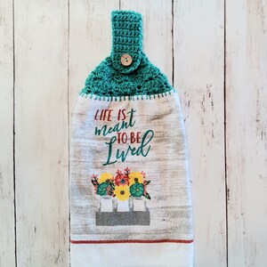 Hanging Kitchen Towels ~ Hanging Full Kitchen Towels ~ Hanging Double Towels