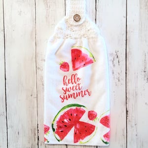 Hanging Kitchen Towels ~ Hanging Full Double Kitchen Towels