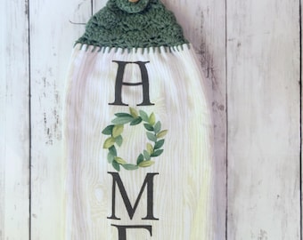 Hanging Kitchen Towels ~ Hanging Full Double Kitchen Towels