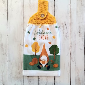 Fall Hanging Kitchen Towels ~ Hanging Full Double Kitchen Towels