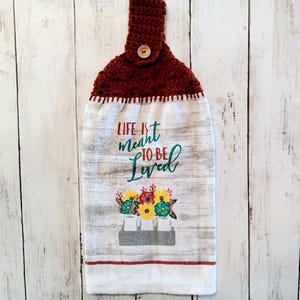 Hanging Kitchen Towels ~ Hanging Full Double Kitchen Towels