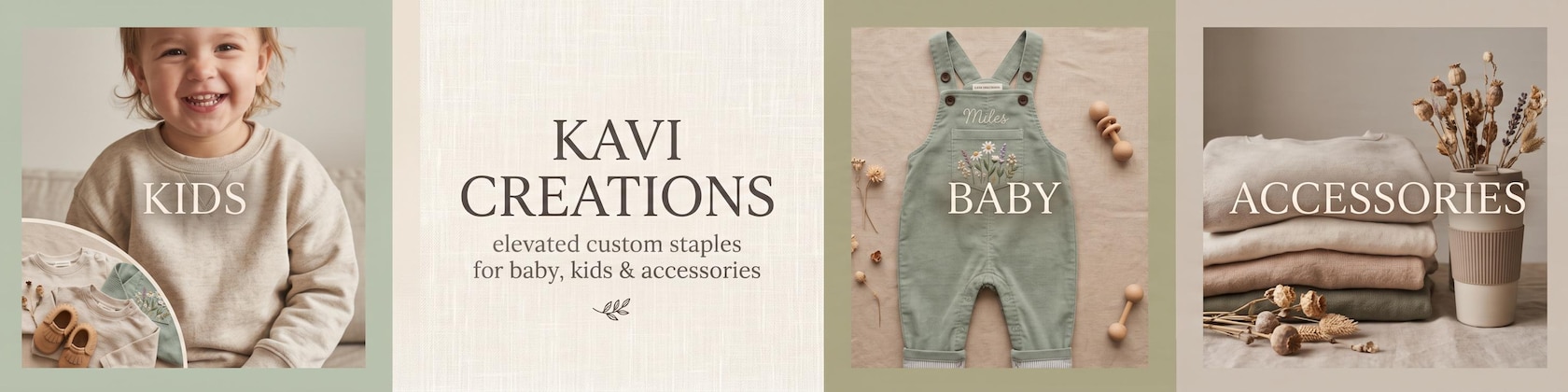 Kavi Creations shop banner