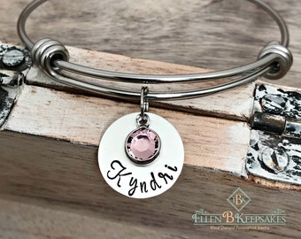 Personalized Mother's Day Gift, Charm Bracelet for Mom, Grandma Bracelet, Mom Bracelet, Personalized Birthstone Bracelet, Jewelry for Mom