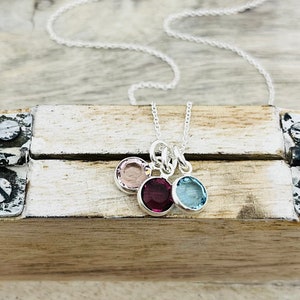 Birthstone Necklace for Mom, Personalized Gifts, Family Necklace image 6