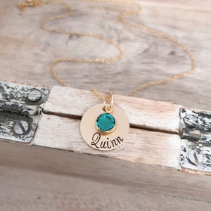 Mothers Day Gift, Birthstone Jewelry, Mama Necklace, Personalized Gift for Mom, Grandmother Necklace image 5