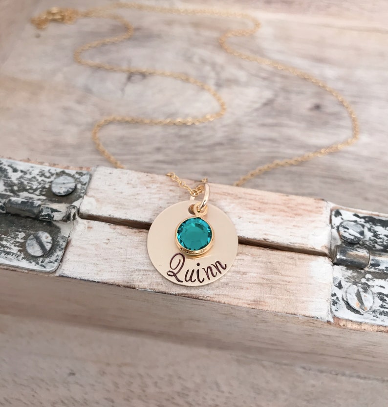 Mothers Day Gift, Birthstone Jewelry, Mama Necklace, Personalized Gift for Mom, Grandmother Necklace image 5