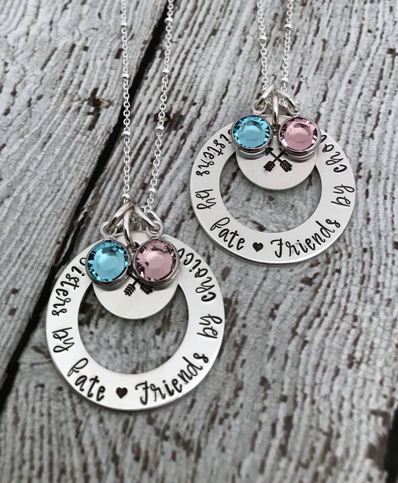 Sister Necklaces Sister Necklace for 2 Sister Necklace for Etsy