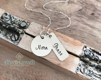 Personalized Mom Necklace, Mothers Day Necklace, Necklace with Kids Names, Family Jewelry, Family Necklace, Necklace for Mom