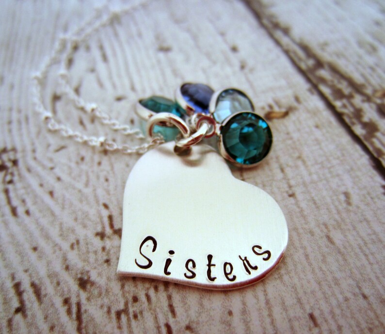 Sterling Silver Sisters Necklace Matching Sister Necklaces