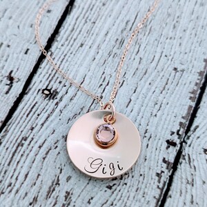 Grandmother Necklace, Birthstone Jewelry, Nana Necklace, Mother in Law Gift, Personalized Gifts, Birthstone Necklace, Mimi Gifts image 10