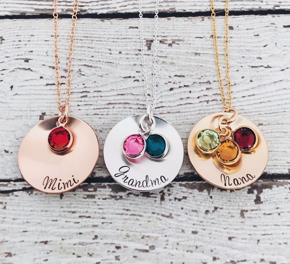 mothers day necklace for grandma