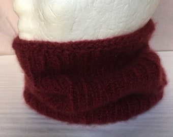 Cashmere scarf loop neck warmer round scarf