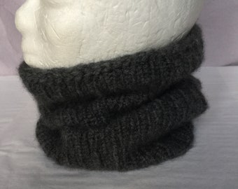 Cashmere loop scarf neck warmer round scarf