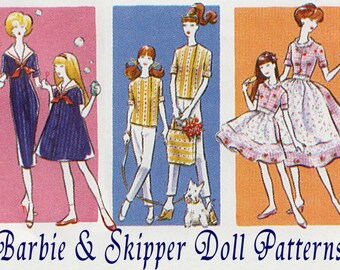 Fashion doll Sewing Pattern: 9964