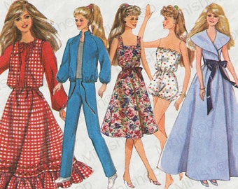 Fashion doll Sewing Pattern: 8333
