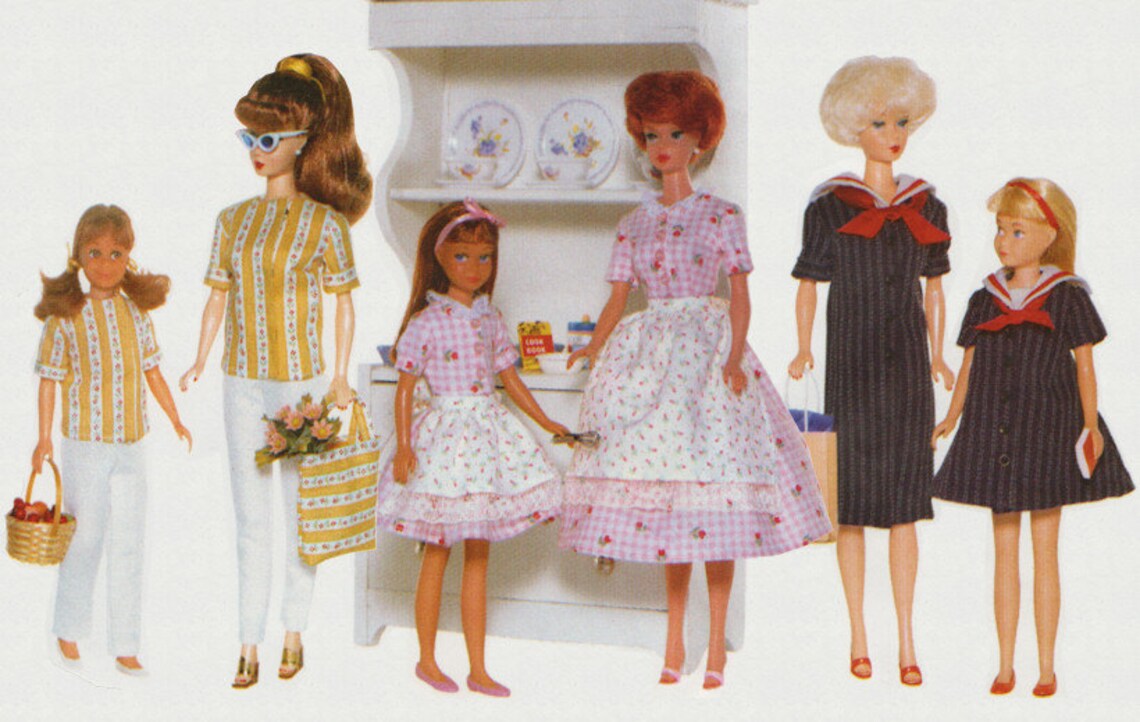 Barbie & Skipper doll Sewing Pattern 9964 Etsy