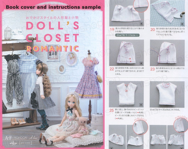 Doll Clothes Romantic Closet Book image 6