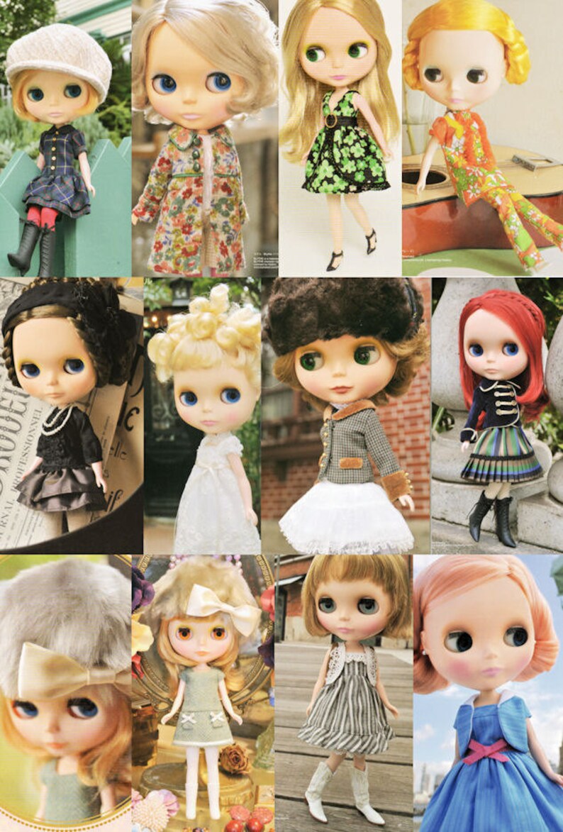 Sewing Pattern Lot for Blythe Doll - Etsy
