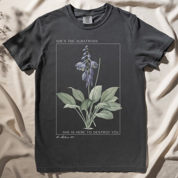 The Albatross Shirt, London Botanical T-Shirt, Concert Crewneck, Comfort Colors 1717, Gifts for Her