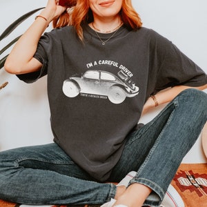 Reckless Driving Vintage Style Shirt, Five Seconds Flat, Careful Driver, Concert Merch, Concert T-Shirts, Comfort Colors 1717
