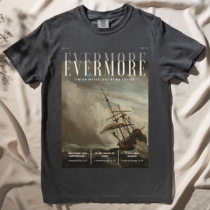 Evermore Shipwreck Shirt, Shirt im Magazine Style, Konzert Rundhalsausschnitt, Comfort Colors 1717, Geschenke für Sie