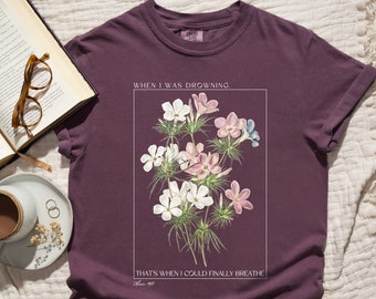 The Real Clean Botanical T-Shirt, Concert Crewneck, Comfort Colors 1717, Gifts for Her