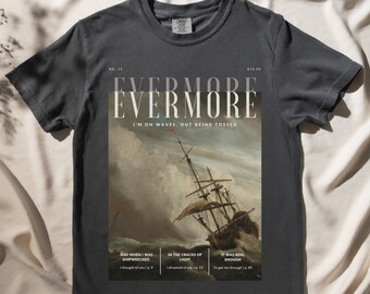 The Real Shipwreck Shirt, Evermore Magazine Style Shirt, Comfort Colors 1717, Gifts for Her