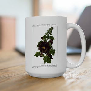 Blank Space Swiftie Mug 15oz, Ceramic Coffee Mug, Gifts for Her, Botanical Mug