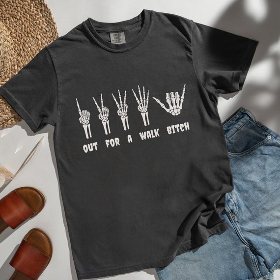 Spike, Out for A Walk Bitch, BTVS, Buffy Shirt Spooky Season