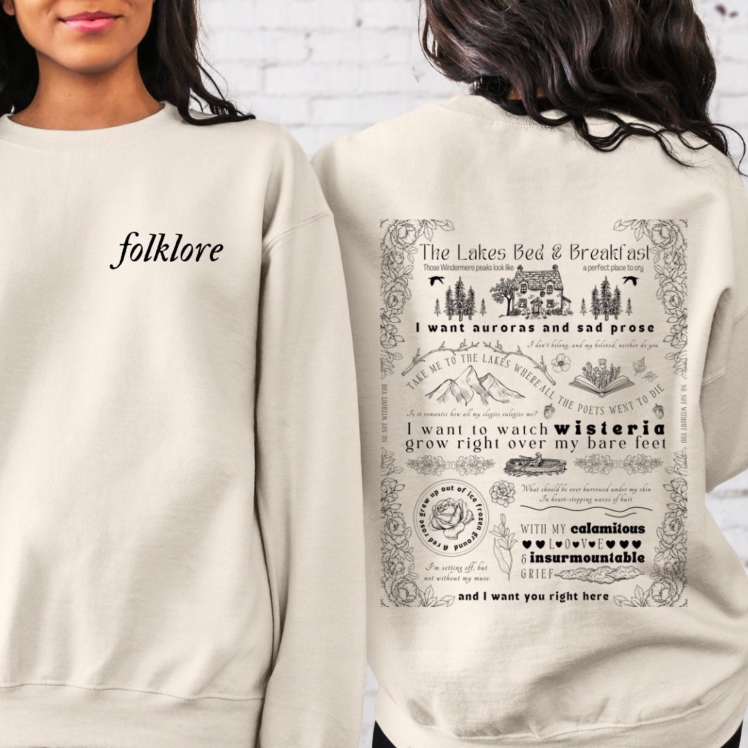 Folklore sweatshirt - Etsy Polska