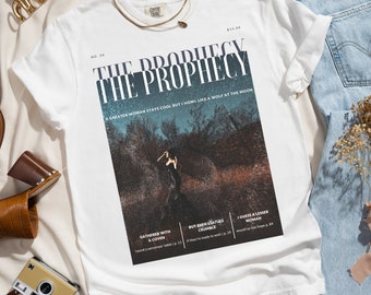 The Prophecy Shirt, Vintage Art Shirt, Magazine Style Shirt, Concert Crewneck, Comfort Colors 1717, Gifts for Her