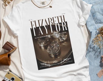 The Real Elizabeth Magazine T-Shirt, Comfort Colors 1717, Concert Shirt, Gifts for Her