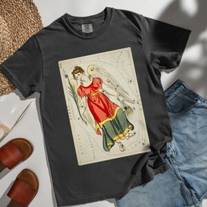 Camiseta con la carta estelar de Virgo de Sidney Hall