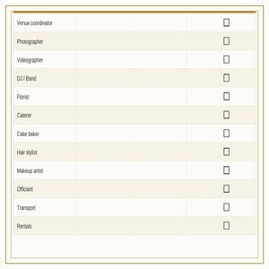 Wedding Day Timeline Planner Printable, Day Of Wedding Checklist, Vendor Contacts & Emergency Kit List for Brides, Day Of Coordinator image 4