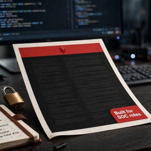 Cybersecurity Resume Template | Entry Level SOC Analyst CV | ATS Friendly Security Analyst Resume | Editable Word Docs image 2