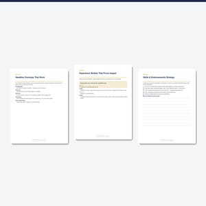 LinkedIn Optimization Kit Printable, LinkedIn Profile Makeover Guide with Headline Formulas, About Templates and Connection Scripts, PDF image 2