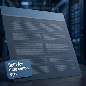 Data Center Technician Resume Template | ATS Friendly IT Facilities CV | Editable Word & Google Docs | Hardware Technician Jobs image 1