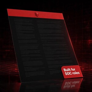 Cybersecurity Resume Template | Entry Level SOC Analyst CV | ATS Friendly Security Analyst Resume | Editable Word Docs image 1