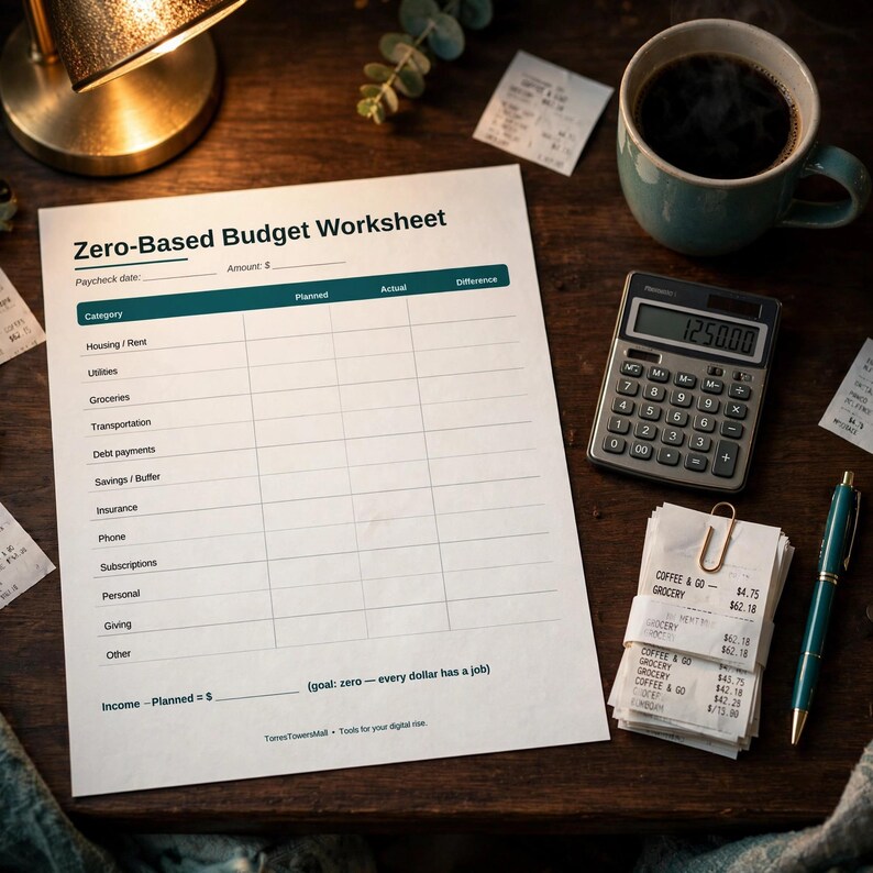 Irregular Income Budget Planner Printable, Paycheck Budget for Freelancers, Budget Binder with Bill Tracker and Debt Payoff, PDF image 3