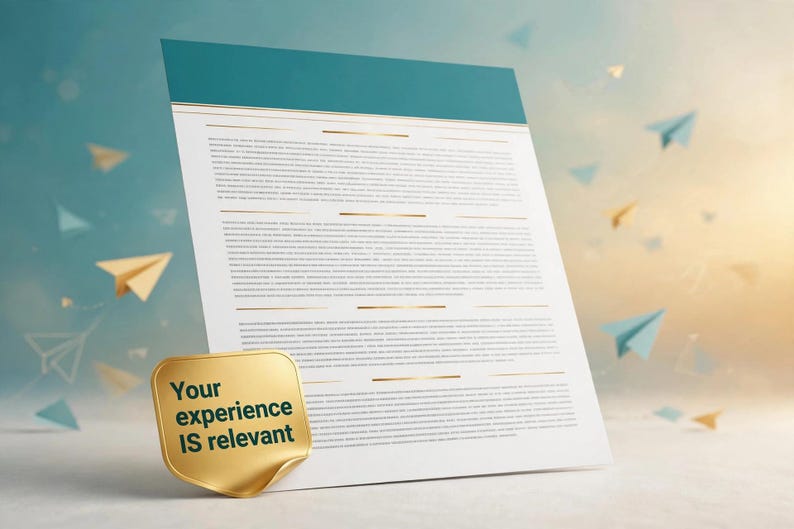 Career Change Resume Template | Switching to Tech IT Resume | ATS Friendly Career Switcher CV | Editable Word Docs image 1