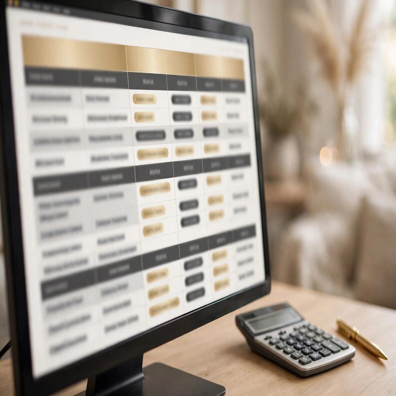 Modèle de feuille de calcul pour l'organisation de mariage | Suivi du budget, liste des invités, plan de table, checklist et calendrier pour les futures mariées image 8