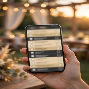 Modèle de feuille de calcul pour l'organisation de mariage | Suivi du budget, liste des invités, plan de table, checklist et calendrier pour les futures mariées image 4