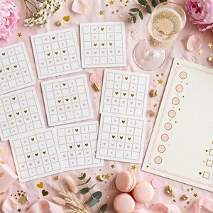 Bridal Shower Games Bundle Printable, 12 Wedding Shower Games with Answer Key, Bingo Quiz Scattergories Mad Libs for Guests image 3