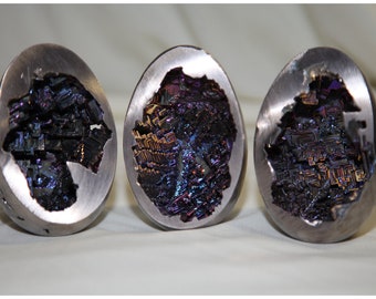 Bismuth "Dragon Eggs" Hand grown Sculpture - Only One Left