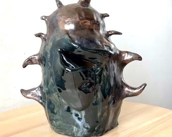Alien Cactus Ceramic Sculpture 1/1